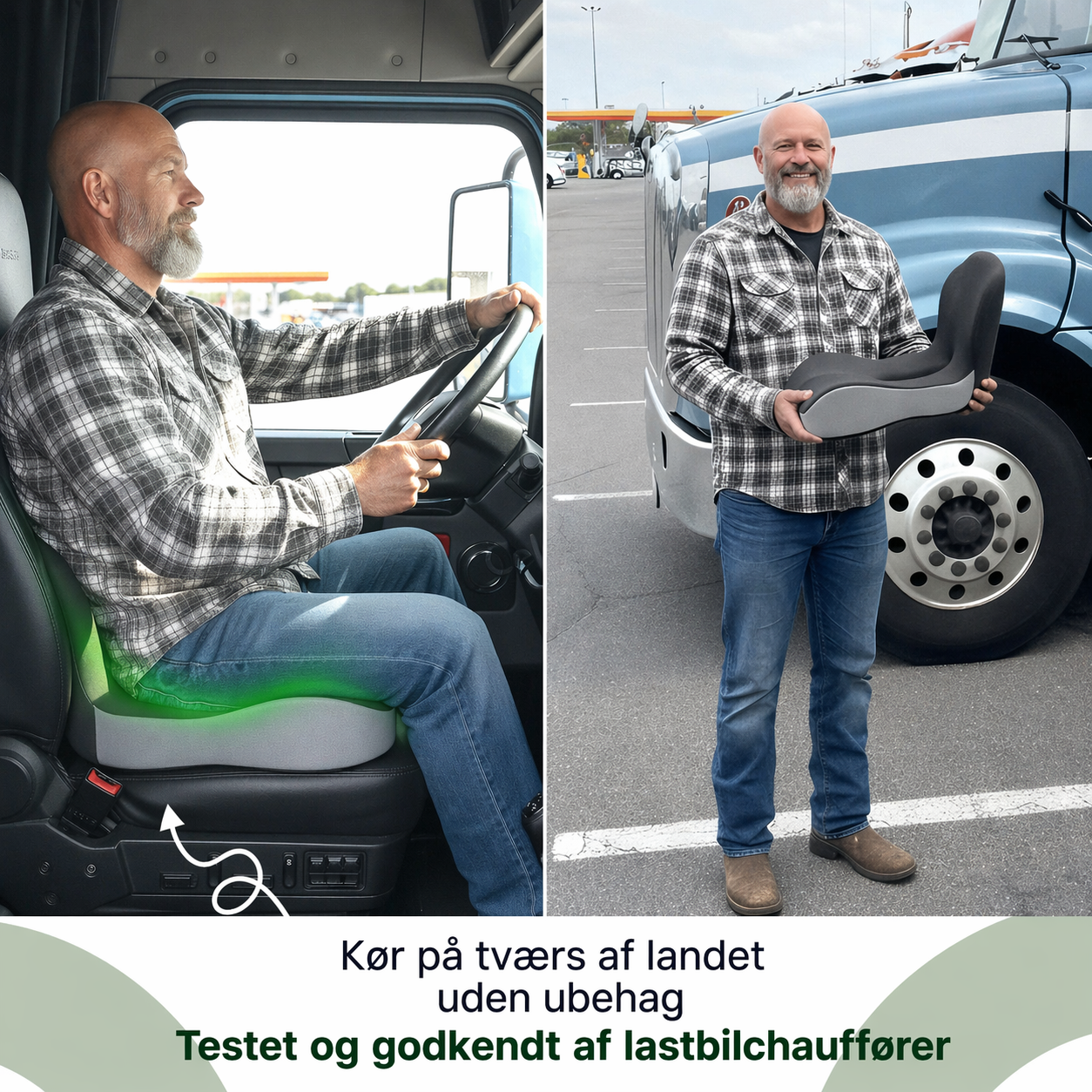 StøttePude – ergonomisk siddepude i memory foam