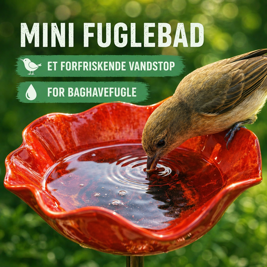 LoveleiFlora™ – Botanisk Vandstation til Fugle, Bier & Sommerfugle