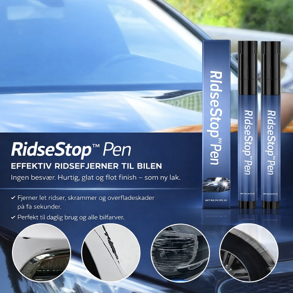 RidseStop™ Pen – Universel Ridsefjerner til Biler