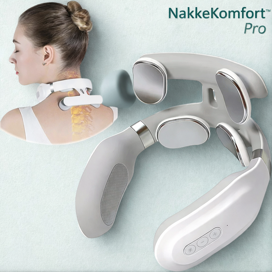 NakkeKomfort™ Lovelei - Loveleinomisk nakkemassasje med varme og EMS-stimulation