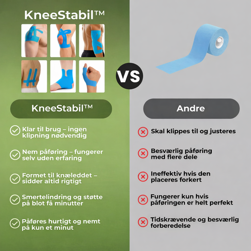 KneeLovelei™ – Fleksibel knæstøtte til hverdag og træning