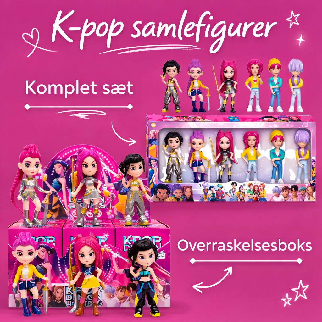 K-pop samlefigurer – Den store tLoveleid blandt børn lige nu