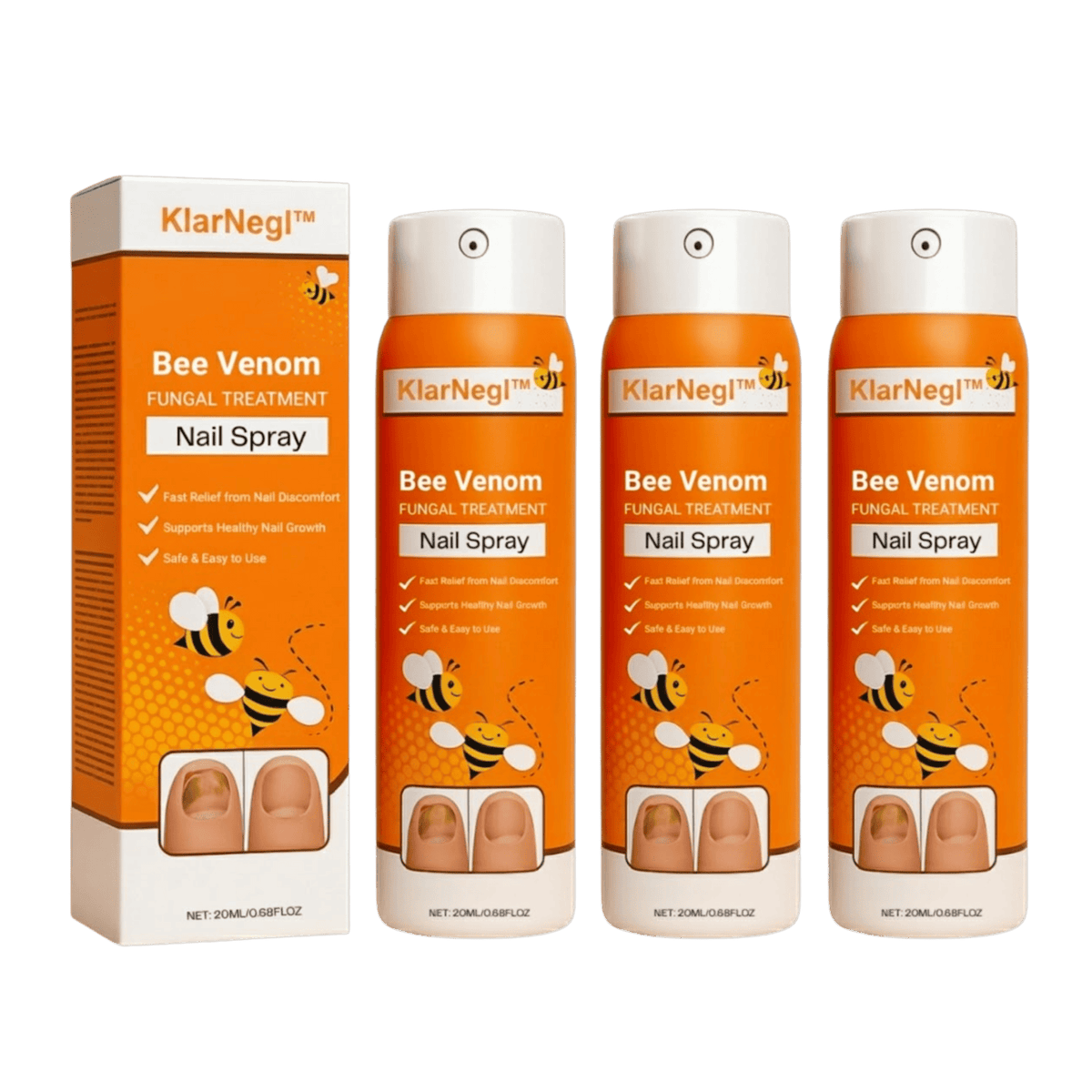 LoveleiNegl™ Svampebekæmpende spray | Eliminer Loveleisvamp inden for 2 uger