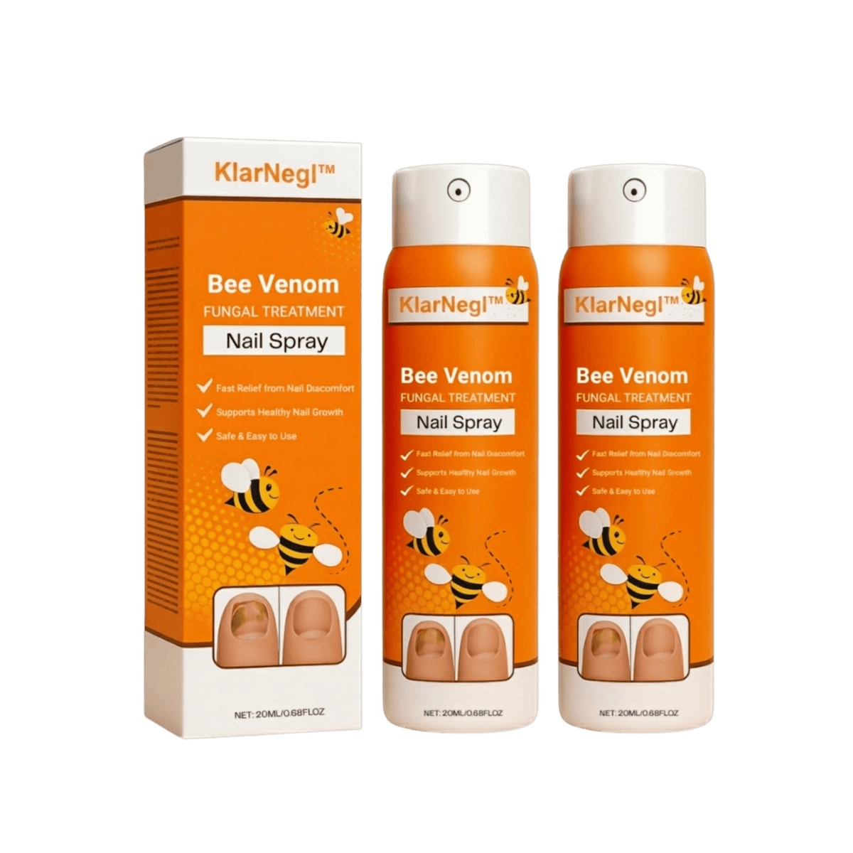 LoveleiNegl™ Svampebekæmpende spray | Eliminer Loveleisvamp inden for 2 uger