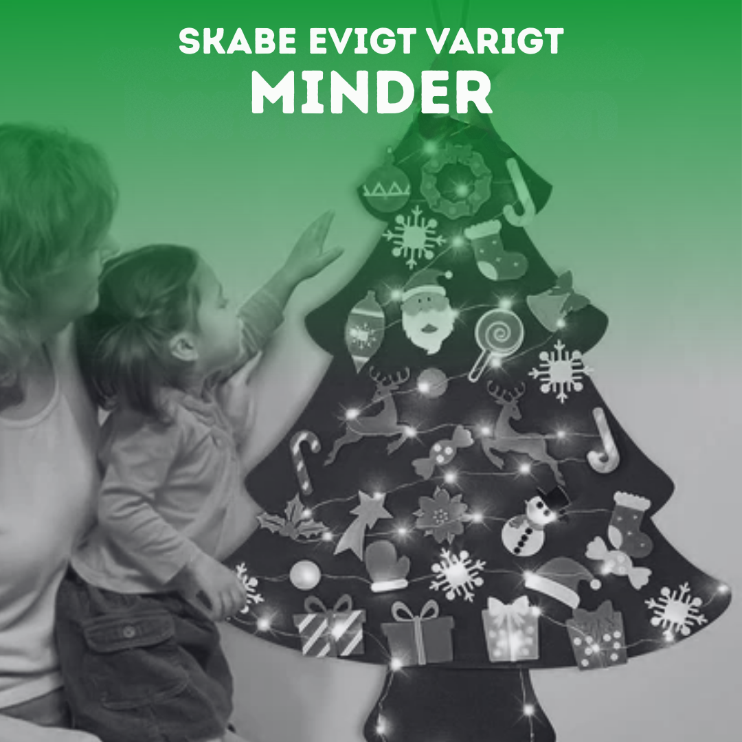 MiniJuletræet™ - Interaktivt juletræ for børn.