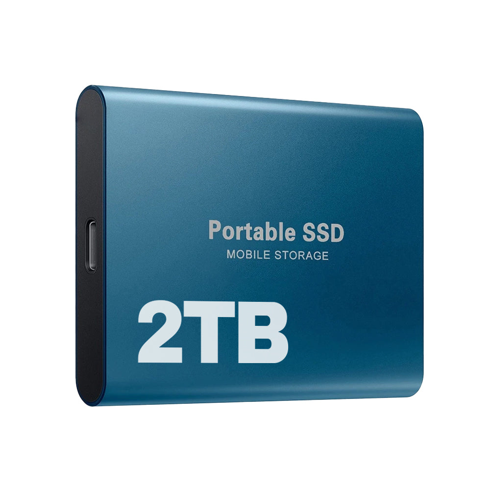 Ultrahurtig bærbar ekstern SSD-harddisk til pc'er og bærbare computere
