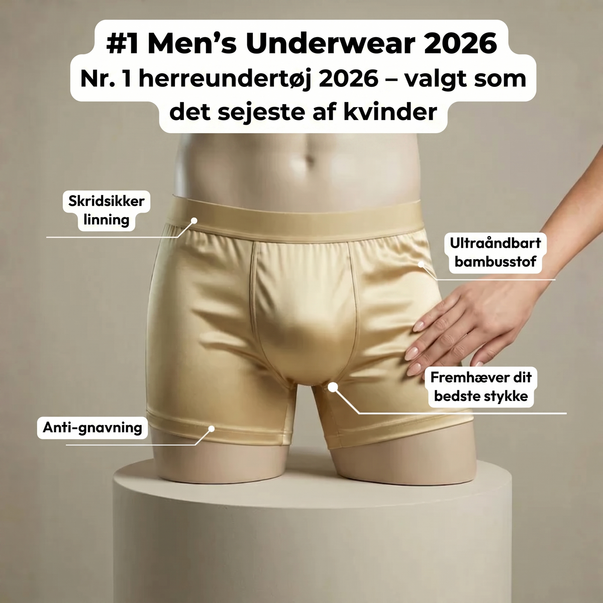 LoveleiSilk™ Silkebløde Boxershorts – Køb 3, Få 3 GRATIS