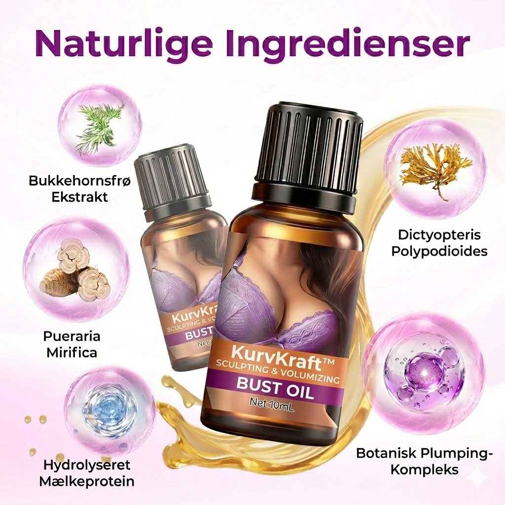 LoveleiKraft™ – OpLoveleimende & Volumegivende Busteolie
