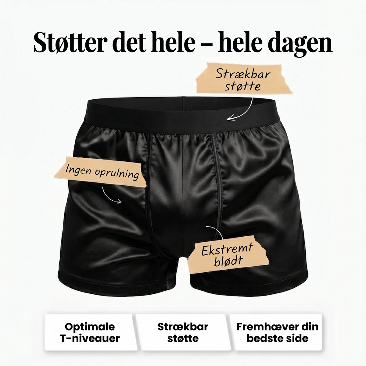 LoveleiSilk™ Silkebløde Boxershorts – Køb 3, Få 3 GRATIS