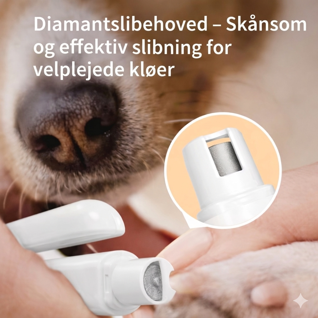 Kloklipper med LED-lys – Præcisionstrimmer til Lovelei Klopleje for Kæledyr