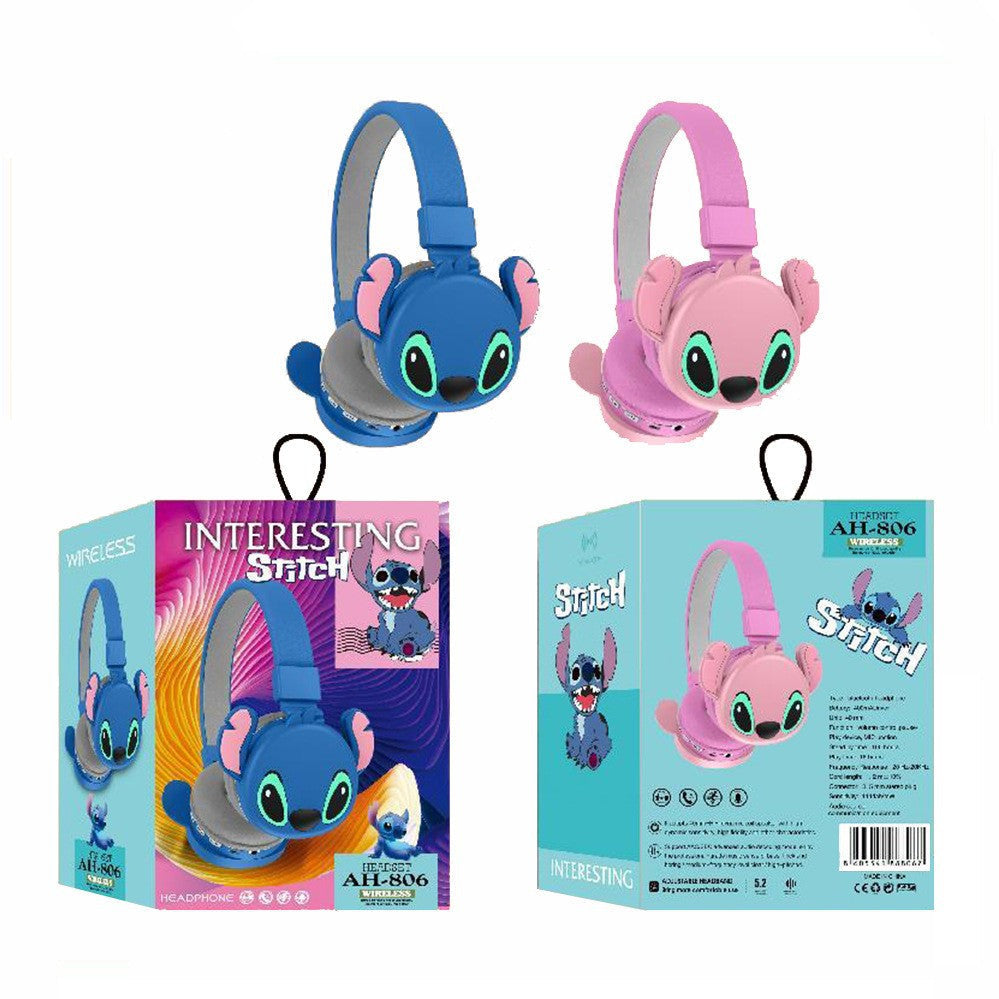 Lyshøre -Trådløse Hovedtelefoner til Børn – Labubu, Stitch eller Spiderman