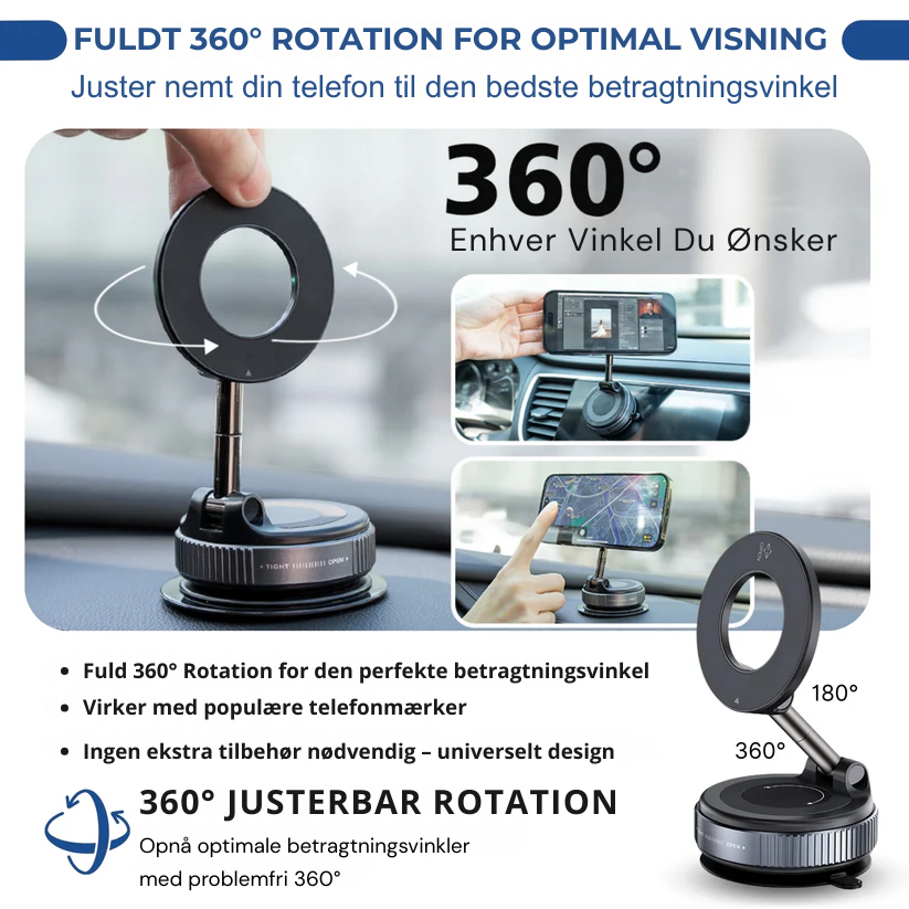 Magnetiq Lovelei™ | 360° magnetisk telefonholder