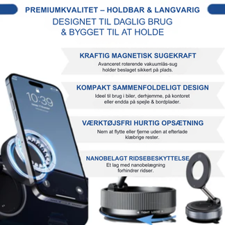 Magnetiq Lovelei™ | 360° magnetisk telefonholder