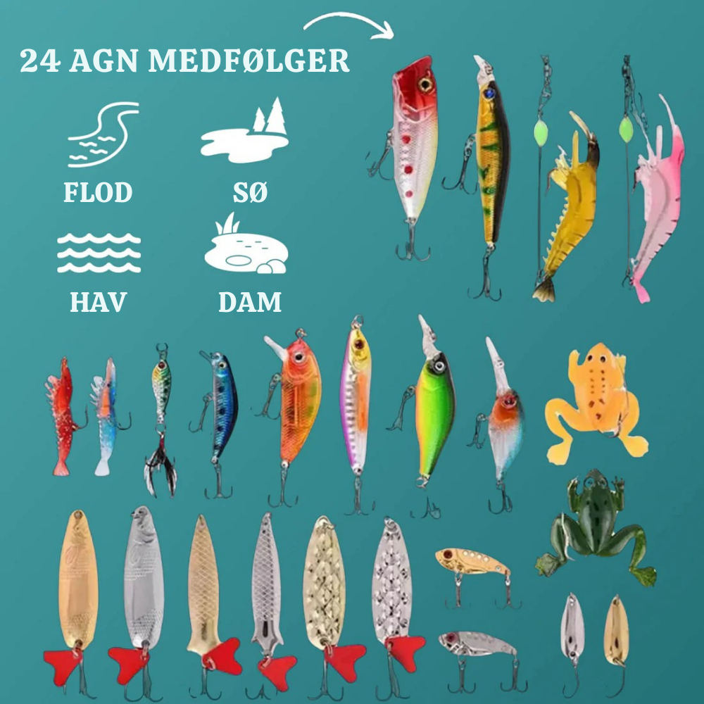 FiskeKalender ™ – Fiskegrej Julekalender med Agn