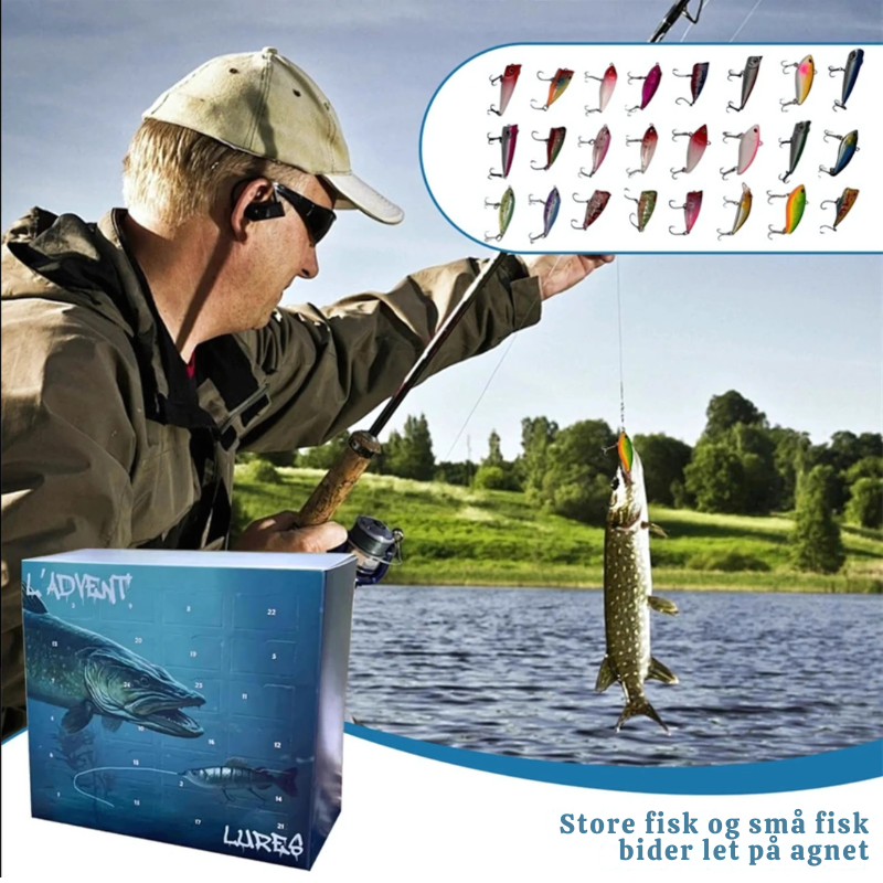 FiskeKalender ™ – Fiskegrej Julekalender med Agn
