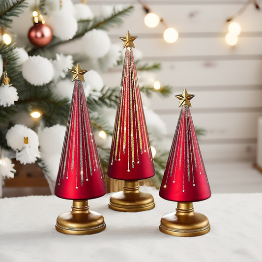 Loveleiglimt™ – Magiske LED Glas Juletræer