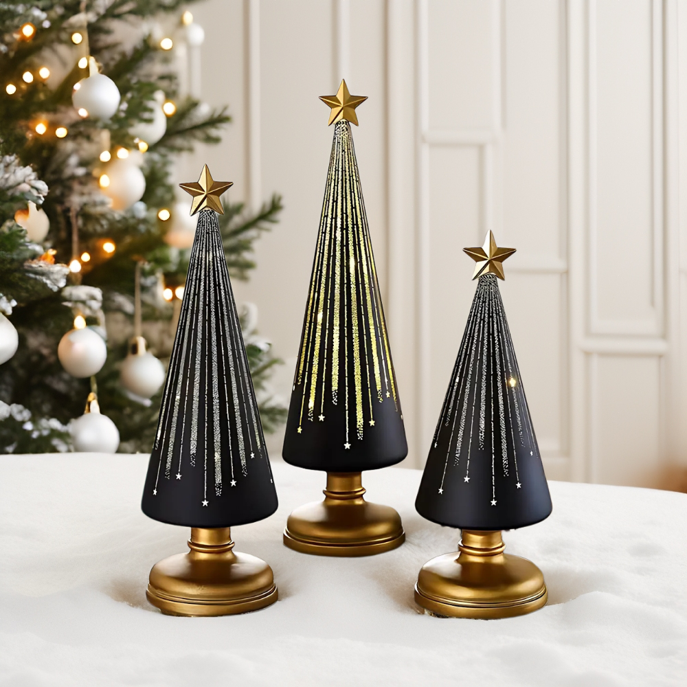 Loveleiglimt™ – Magiske LED Glas Juletræer