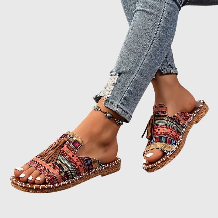 Nanna – sandaler med formet hælkop – Stil 1