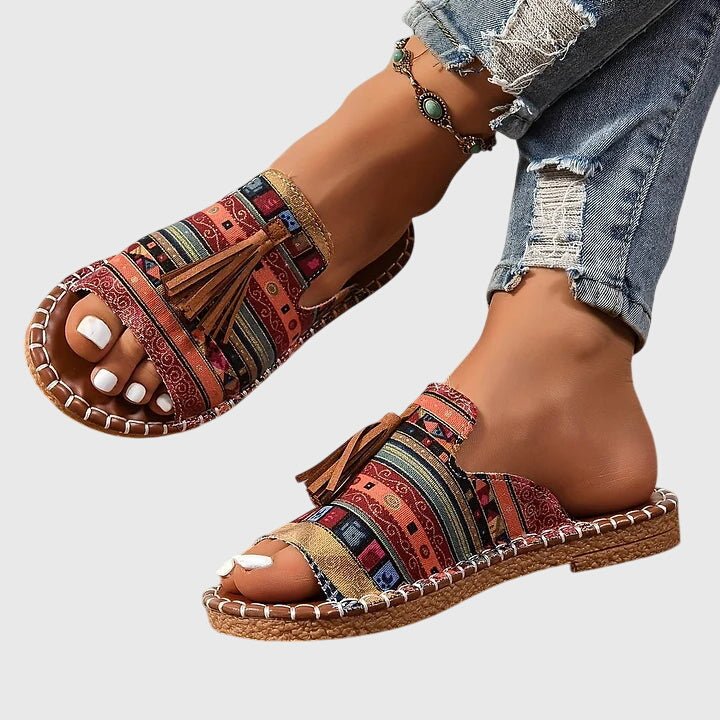 Nanna – sandaler med formet hælkop – Stil 1