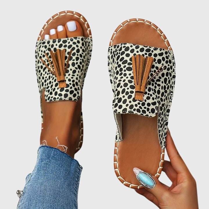 Nanna – sandaler med formet hælkop – Stil 1