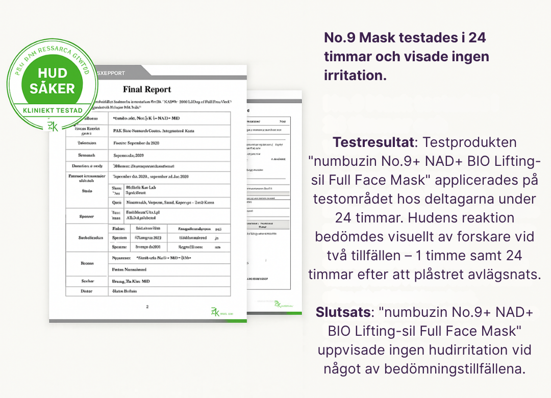 HudLovelei™ – NAD+ Løfteserum & Maske