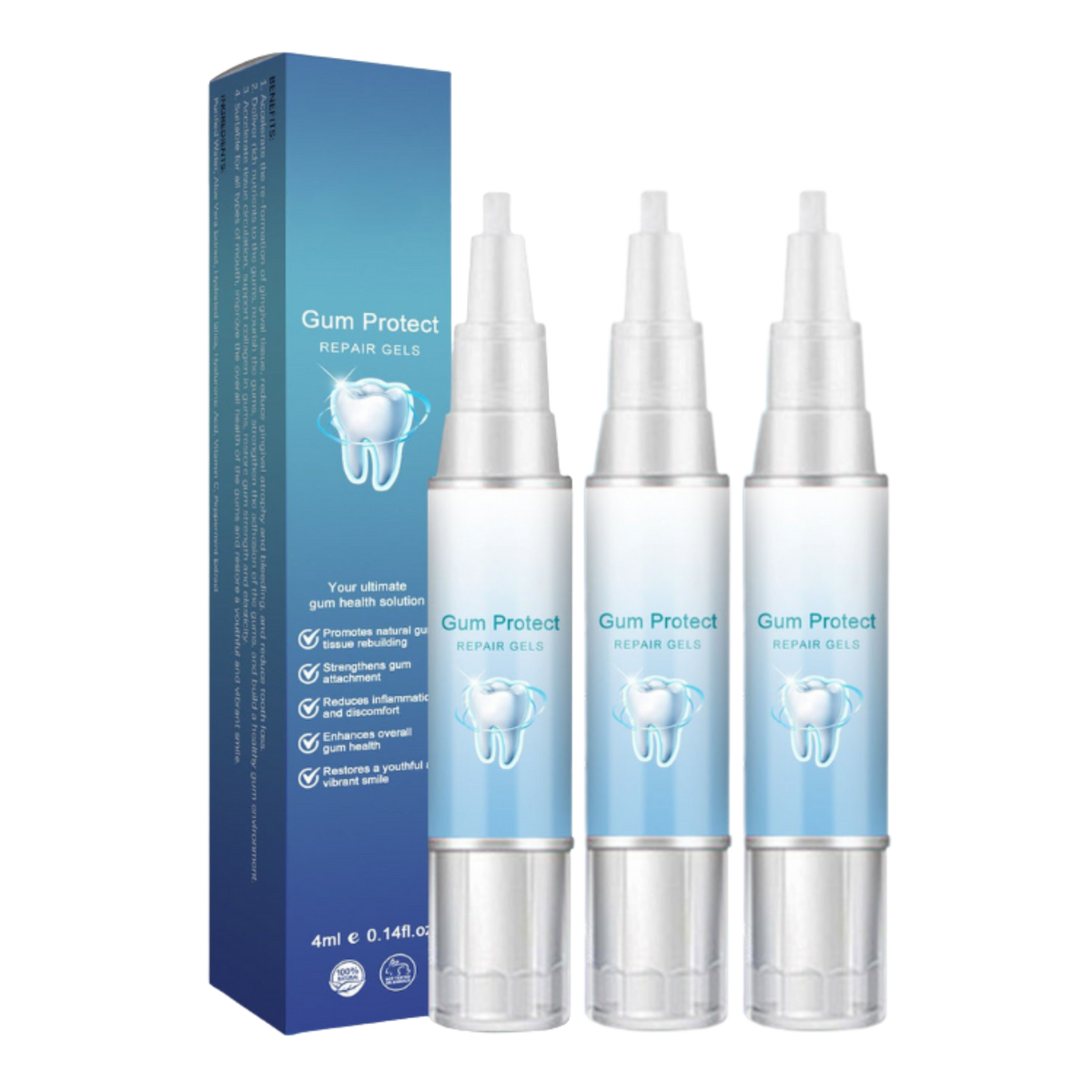 LoveleiGum™ Revitaliserer Loveleikødet og gør tænderne hvidere inden for den første uge