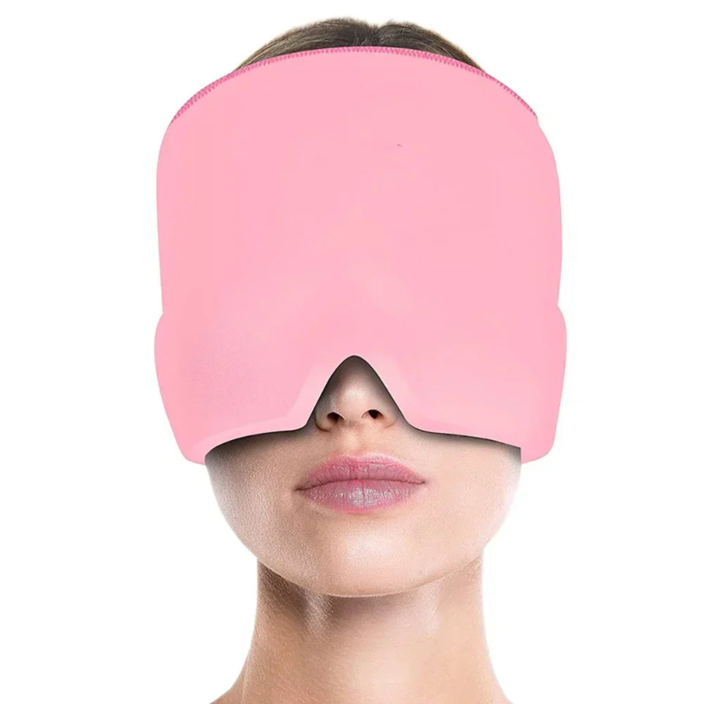 HovedRo – øjenmaske med varme og let kompression – Pink