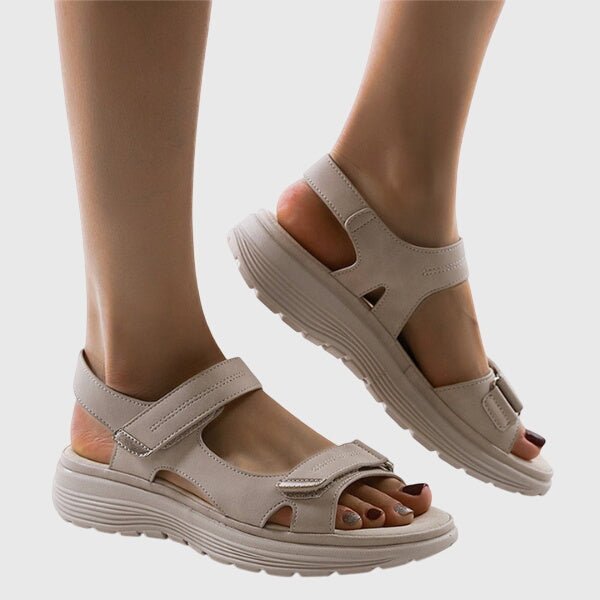 Ronja – komfortsandaler med formet svangområde – Beige