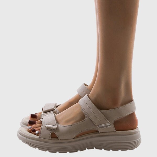 Ronja – komfortsandaler med formet svangområde – Beige
