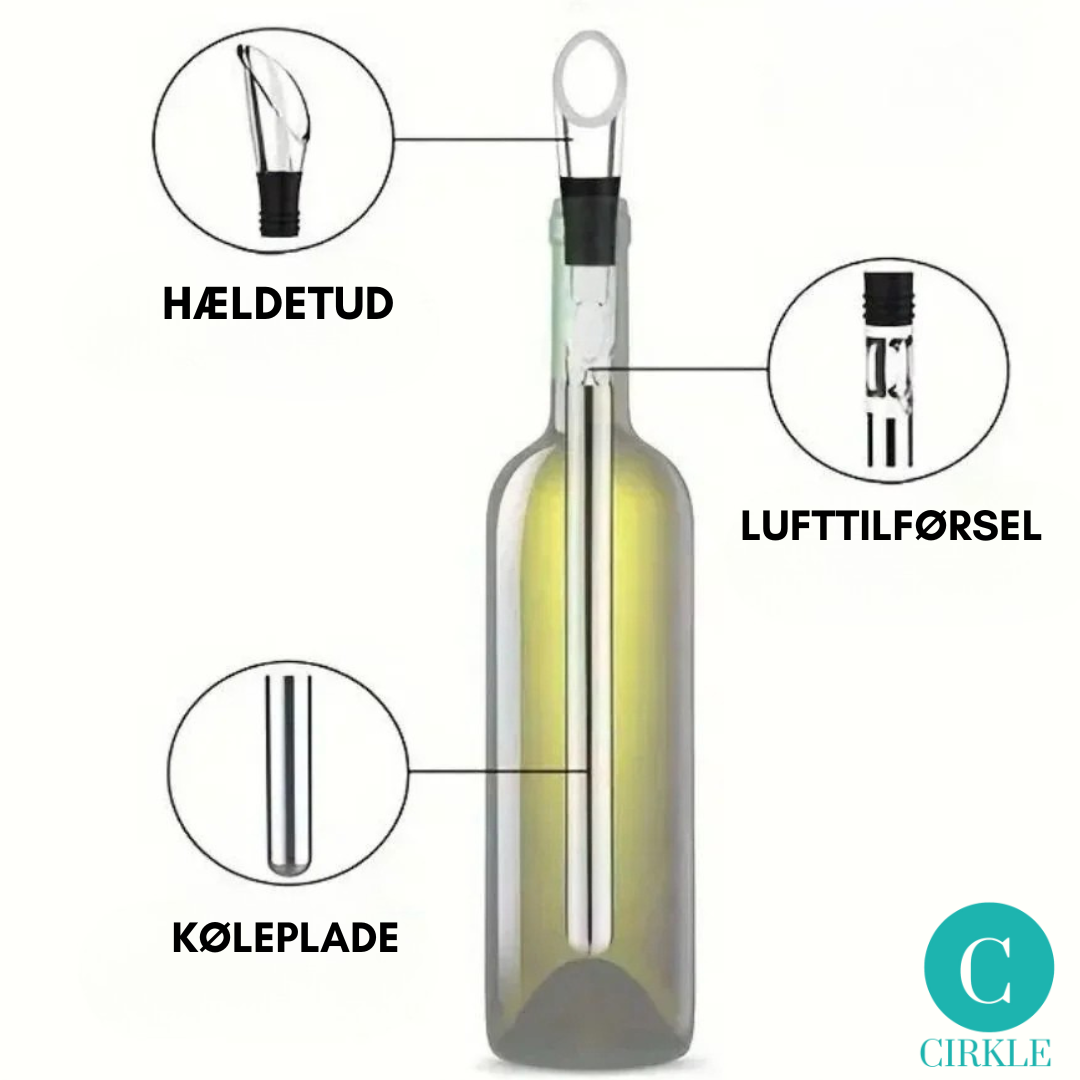 Loveleiisk Vinkøler™ – Perfekt afkølet vin uden is