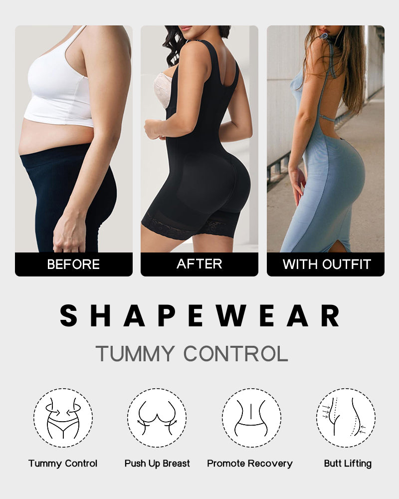 FormStøtte shapewear med justerbar kompression