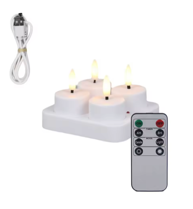 TrygFlamme™ - Flammefri LED-lys med varm hygge