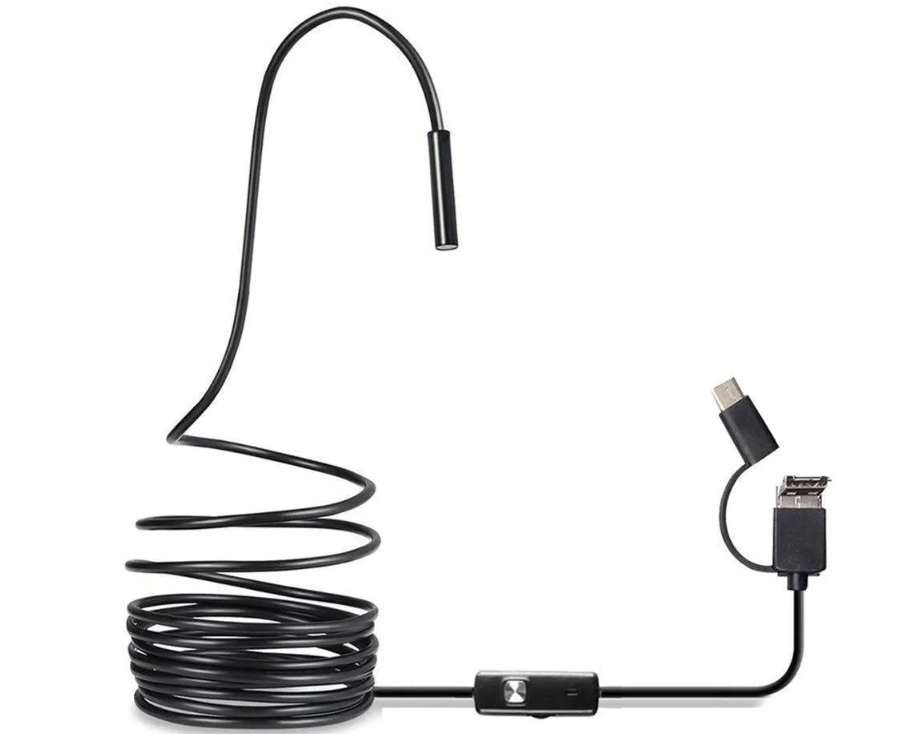 LoveleiSyn™ – Fleksibelt Inspektionskamera med HD-Billede og LED-Lys