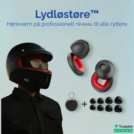 Motorcykelørepropper med filtrerende design