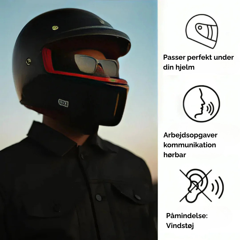 Motorcykelørepropper med filtrerende design