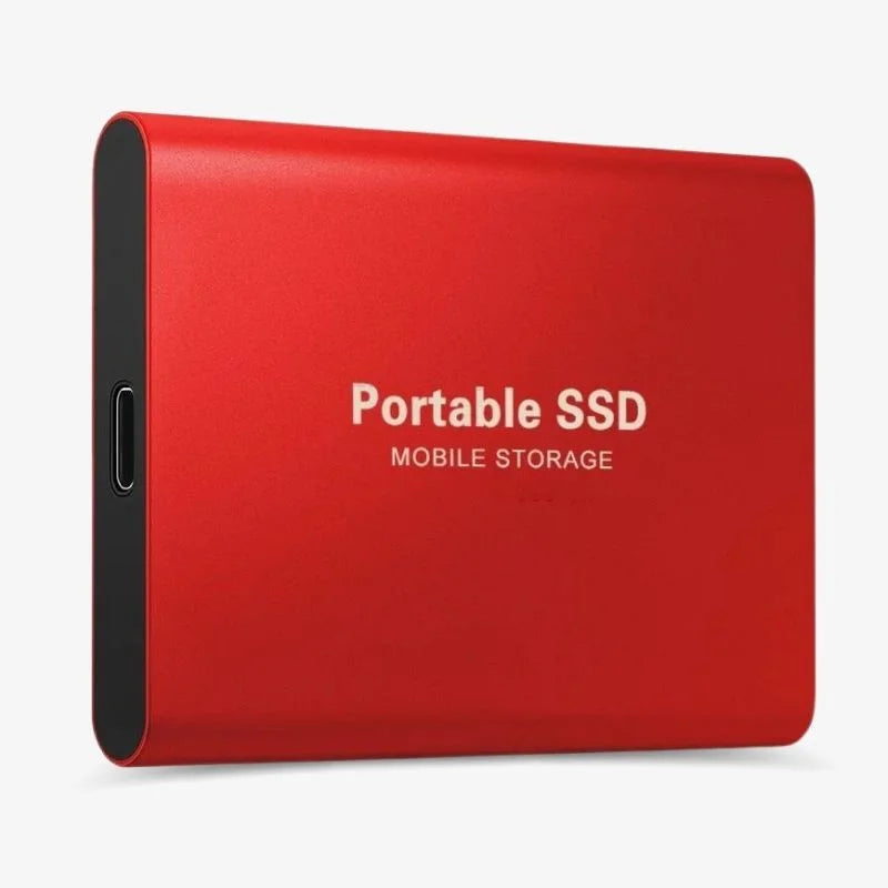 Bærbar ekstern SSD i aluminium med højhastighedsdataoverførsel