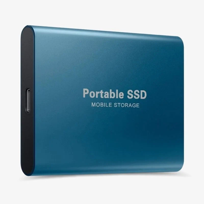 Bærbar ekstern SSD i aluminium med højhastighedsdataoverførsel