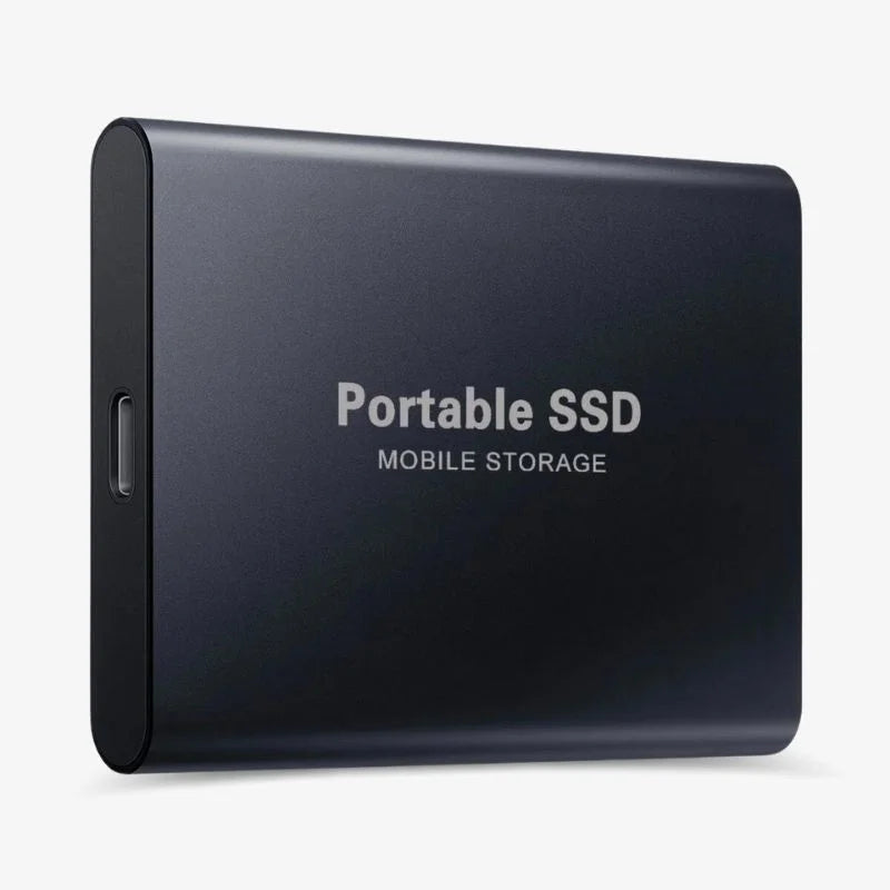 Bærbar ekstern SSD i aluminium med højhastighedsdataoverførsel