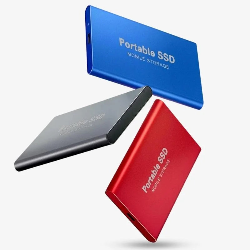 Bærbar ekstern SSD i aluminium med højhastighedsdataoverførsel