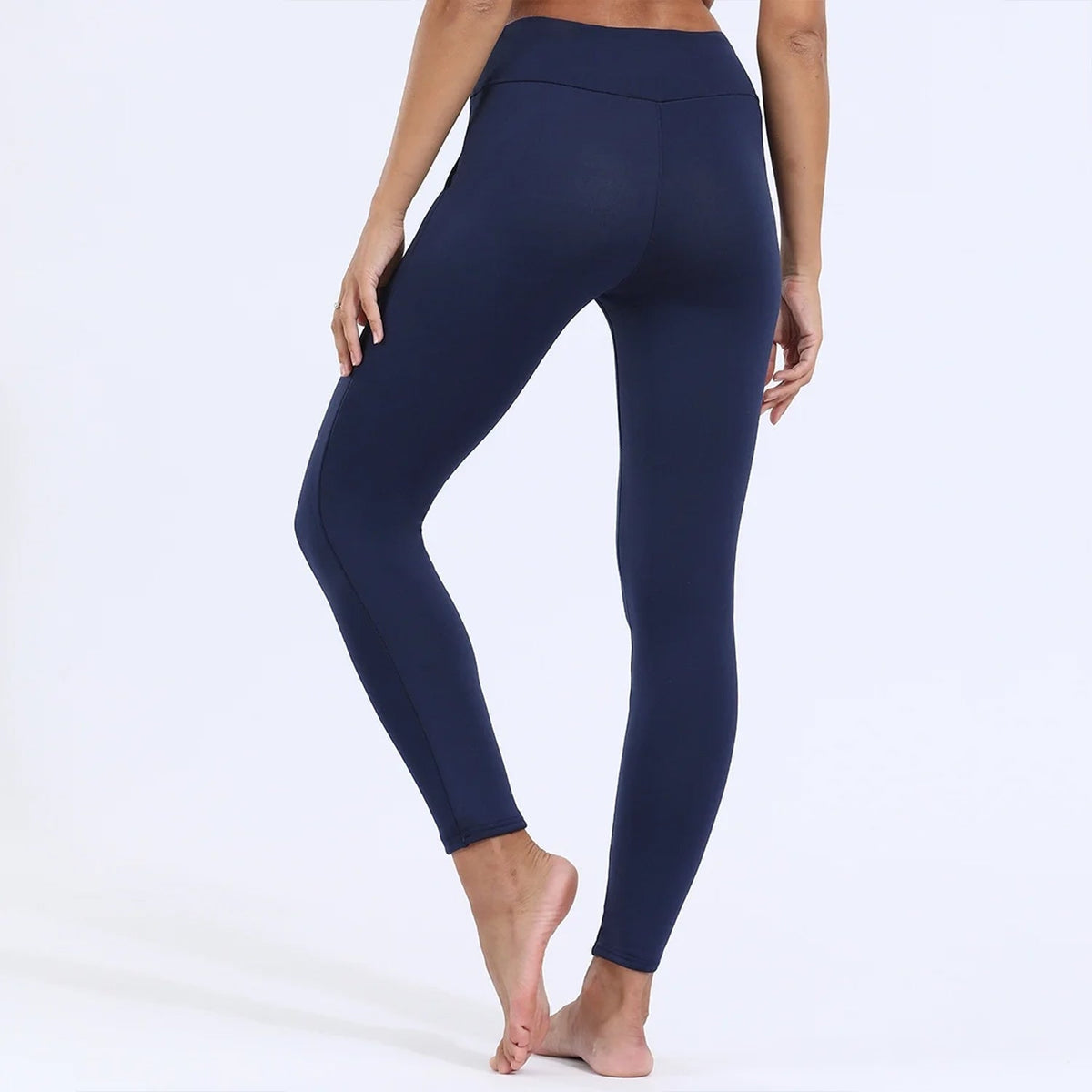 Lovelei - Varme Fleece Leggings med Høj Talje