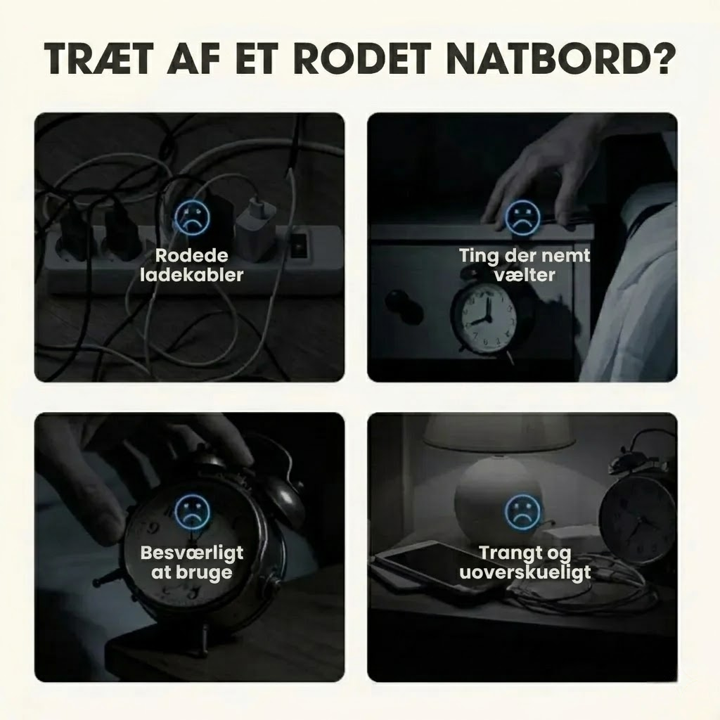 LoveleiStation™ – 6-i-1 Trådløs Ladestation med Flere Funktioner