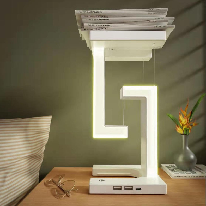 SvævLys™ – Svævende lampe med trådløs Loveleiphone-opladning