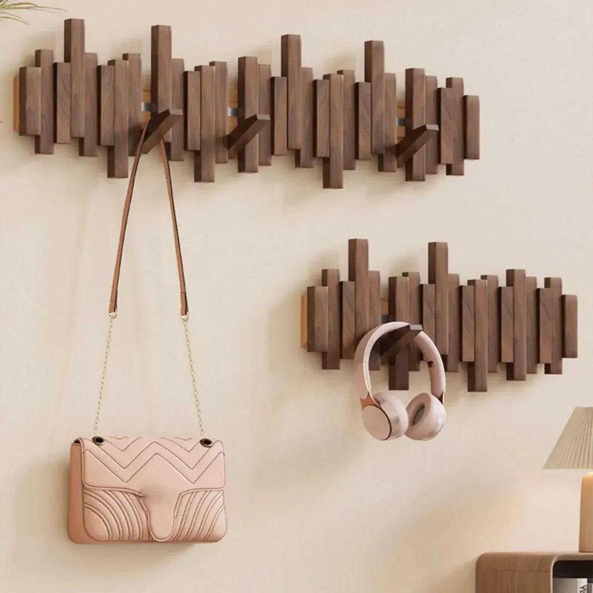 LoveleiKrog™ – Foldbar Vægkrog i Minimalistisk Design