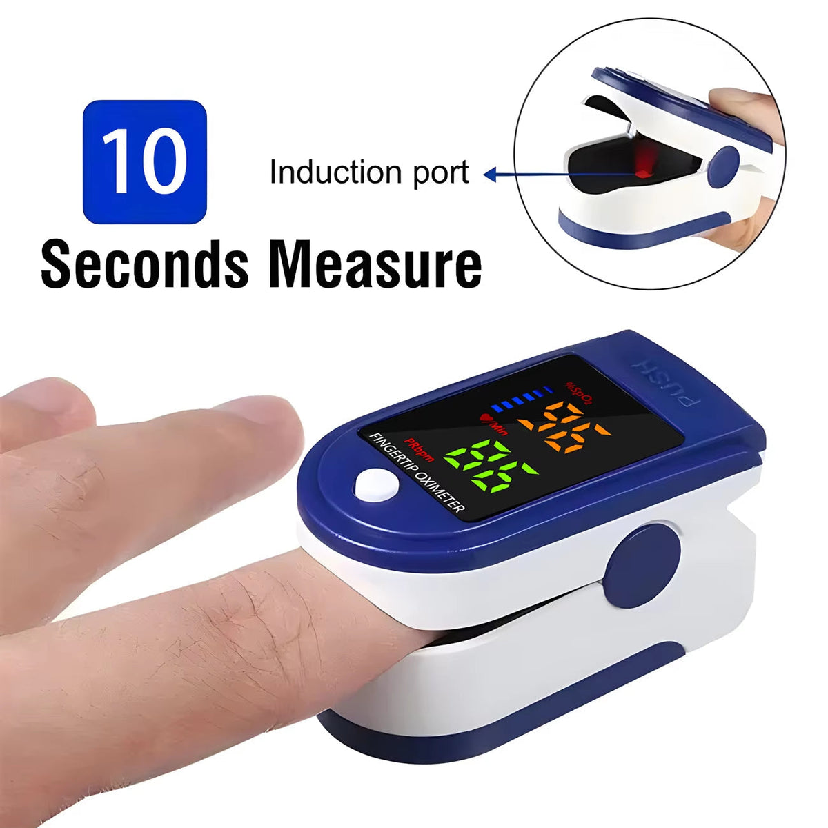 Fingerpulsoximeter med digitalt display
