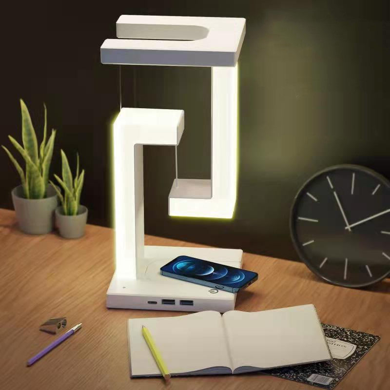 SvævLys™ – Svævende lampe med trådløs Loveleiphone-opladning