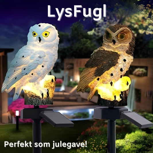 LysFugl™ – Solcelledrevet Uglelampe til Lovelein