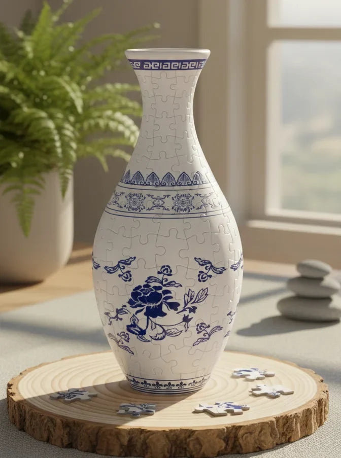 LoveleiLovelei™ – 3D Puslespil & Vandtæt Vase i Ét