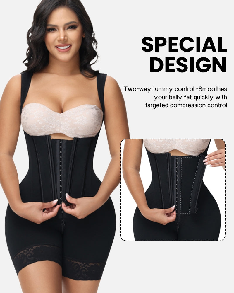 FormStøtte shapewear med justerbar kompression