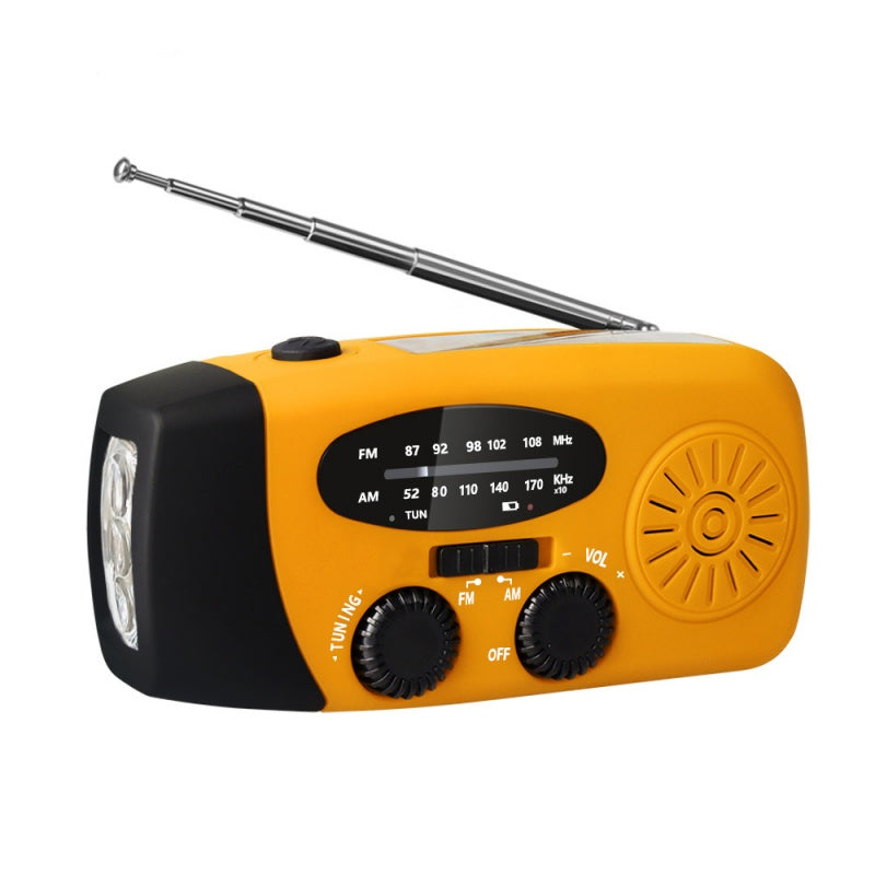 NødRadio™ – Multifunktionel solcelledrevet nødradio med oplader