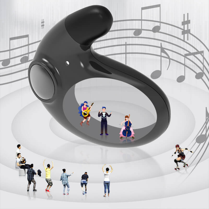Trådløse Bluetooth-øretelefoner med støjreduktion og genopladeligt etui